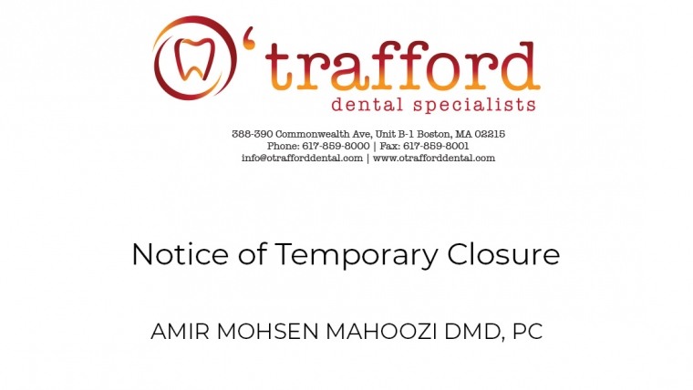 Notice of Temporary Closure